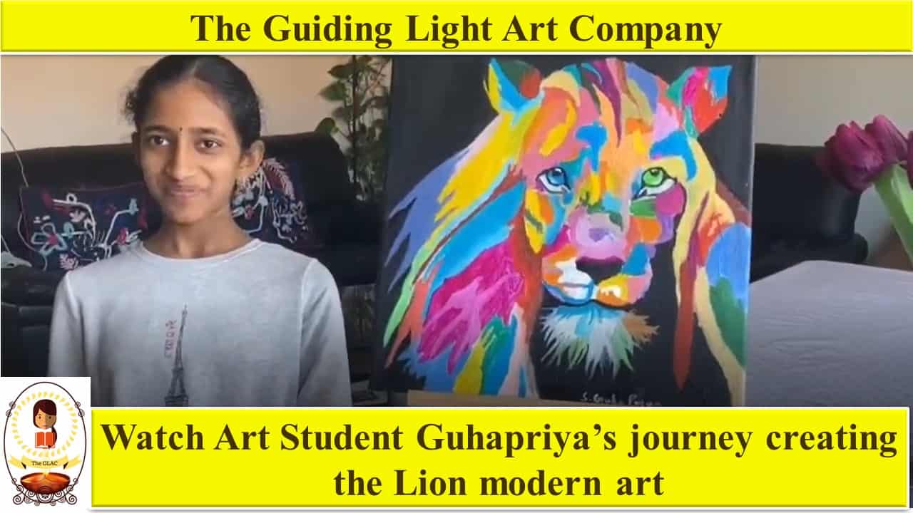 The GLAC Art Student GUHAPRIYA