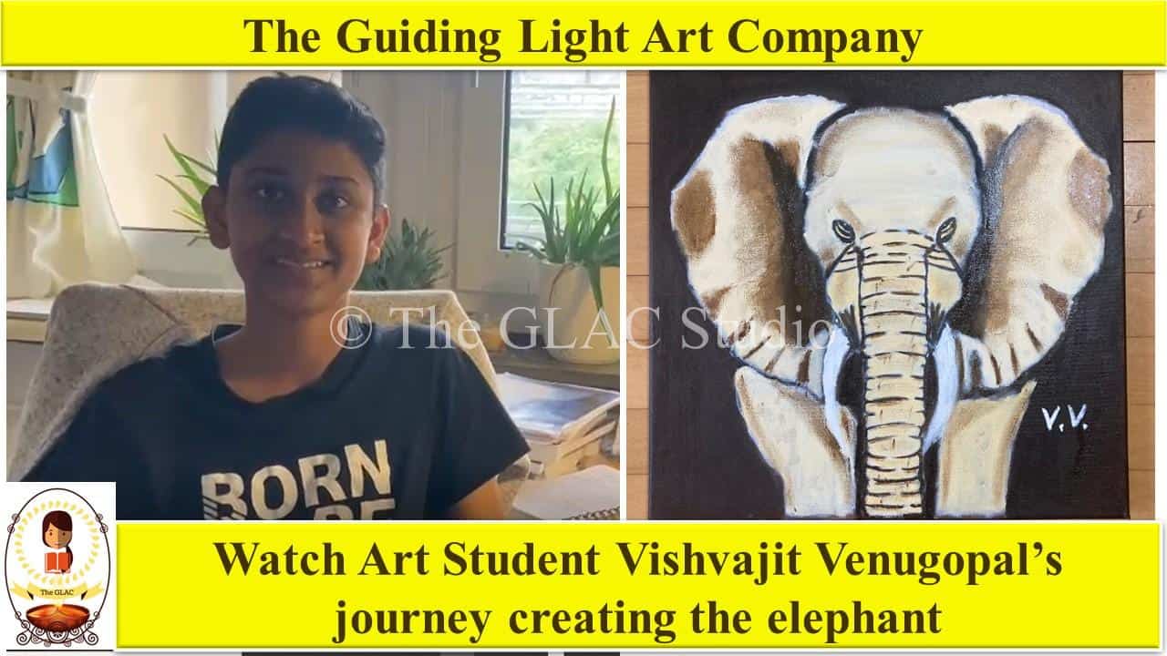 The GLAC Art Student Vishvajit Venugopal