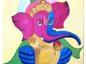 Colorful Ganesha Sankarammal Gelato Testing 13x18 cm photoprint