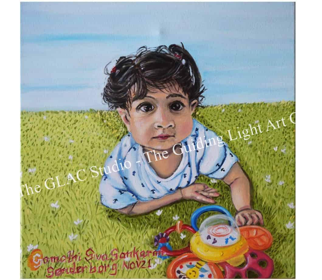Oil Painting Tutorials – Baby Portrait